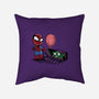 All Spiders Float-none removable cover w insert throw pillow-zascanauta