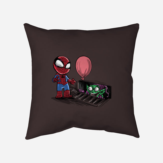 All Spiders Float-none removable cover throw pillow-zascanauta
