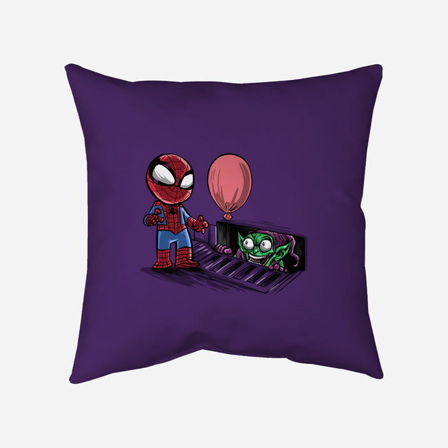 All Spiders Float-none removable cover throw pillow-zascanauta