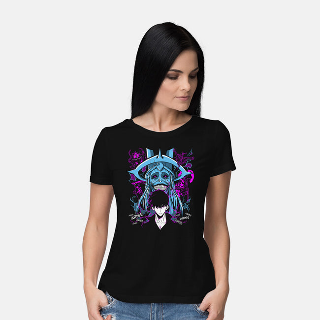 Monarch Of Shadows-womens basic tee-constantine2454