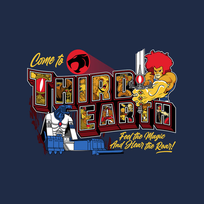 Hear The Roar At Third Earth-womens fitted tee-goodidearyan