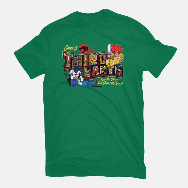 Hear The Roar At Third Earth-womens fitted tee-goodidearyan