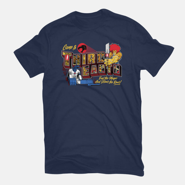 Hear The Roar At Third Earth-womens fitted tee-goodidearyan