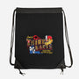 Hear The Roar At Third Earth-none drawstring bag-goodidearyan