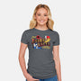 Hear The Roar At Third Earth-womens fitted tee-goodidearyan