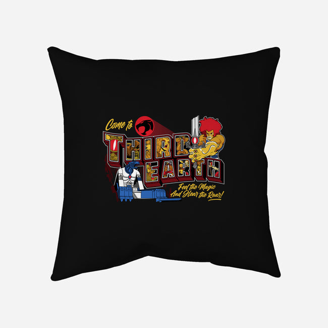 Hear The Roar At Third Earth-none removable cover w insert throw pillow-goodidearyan