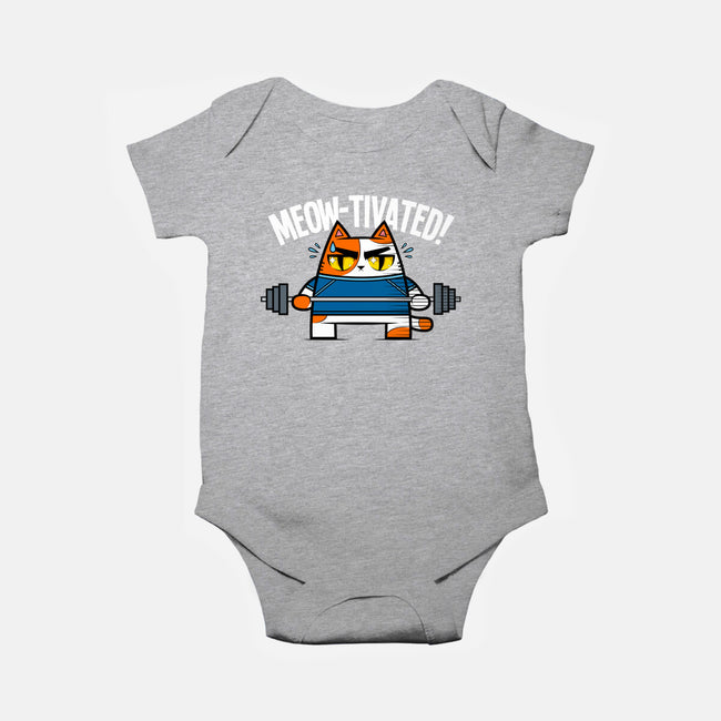 Meow-Tivated-baby basic onesie-krisren28