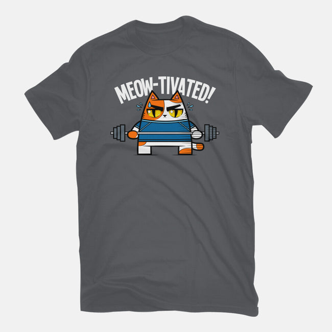 Meow-Tivated-womens fitted tee-krisren28