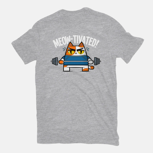 Meow-Tivated-womens fitted tee-krisren28