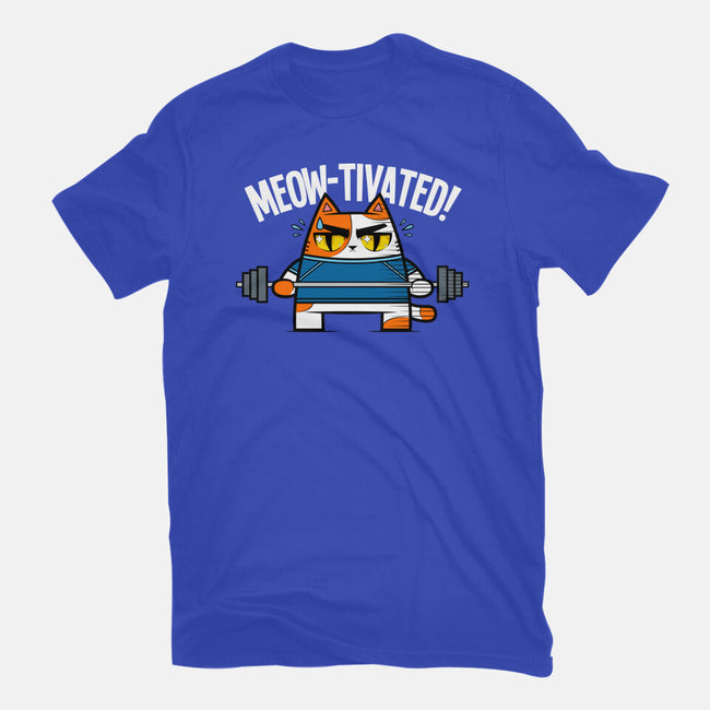 Meow-Tivated-mens basic tee-krisren28