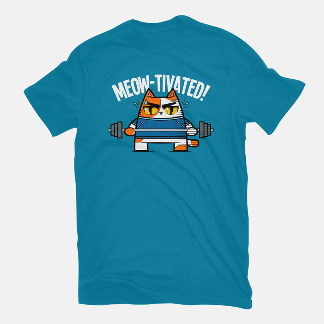 Meow-Tivated-womens basic tee-krisren28
