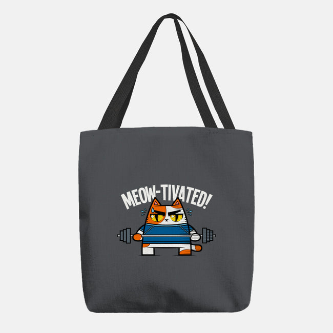 Meow-Tivated-none basic tote bag-krisren28