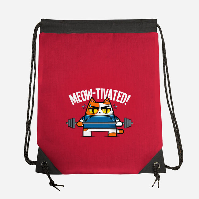 Meow-Tivated-none drawstring bag-krisren28