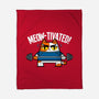 Meow-Tivated-none fleece blanket-krisren28