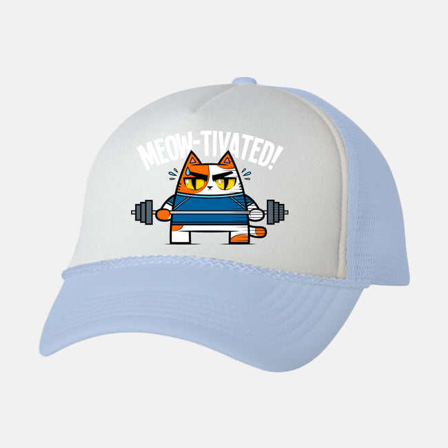 Meow-Tivated-unisex trucker hat-krisren28