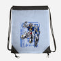 Broken Aerial-none drawstring bag-spoilerinc