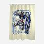 Broken Aerial-none polyester shower curtain-spoilerinc