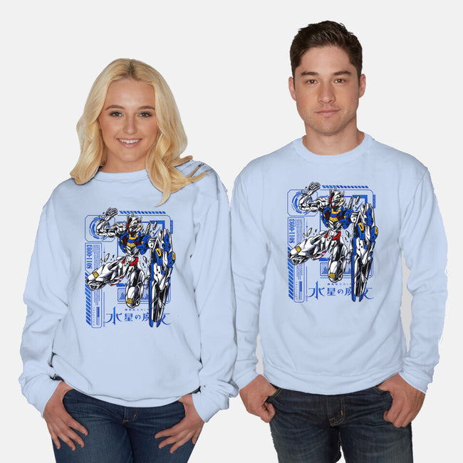 Broken Aerial-unisex crew neck sweatshirt-spoilerinc
