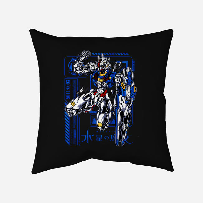 Broken Aerial-none removable cover w insert throw pillow-spoilerinc