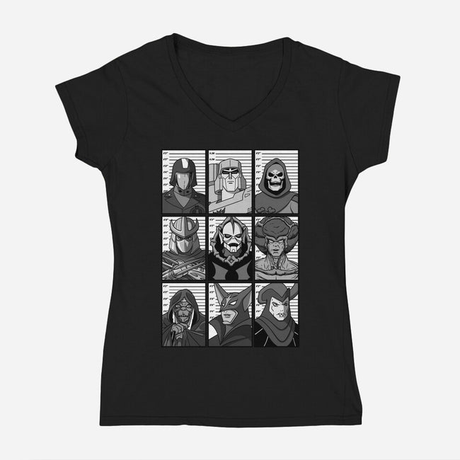 Saturday Morning Detention -womens v-neck tee-drbutler