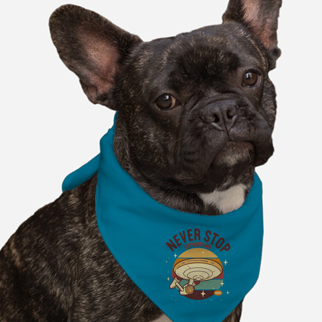 The Bold Explorer-dog bandana pet collar-retrodivision