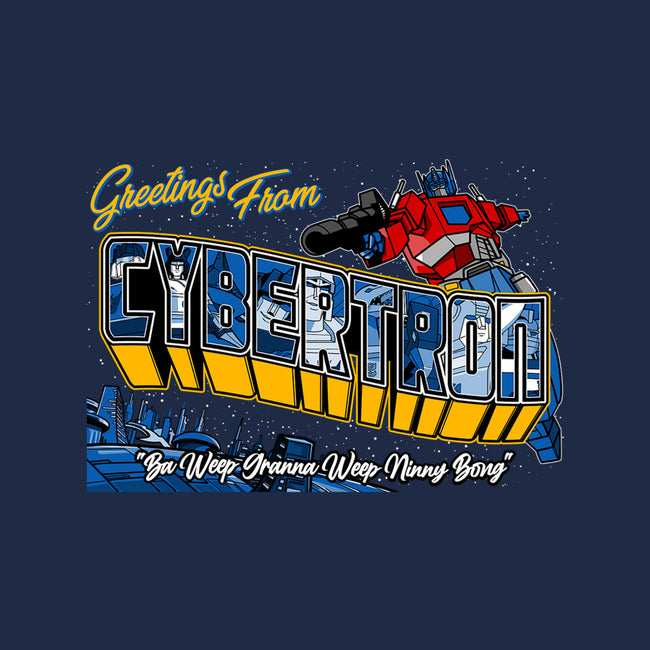 Greetings From Cyberplanet-womens basic tee-goodidearyan