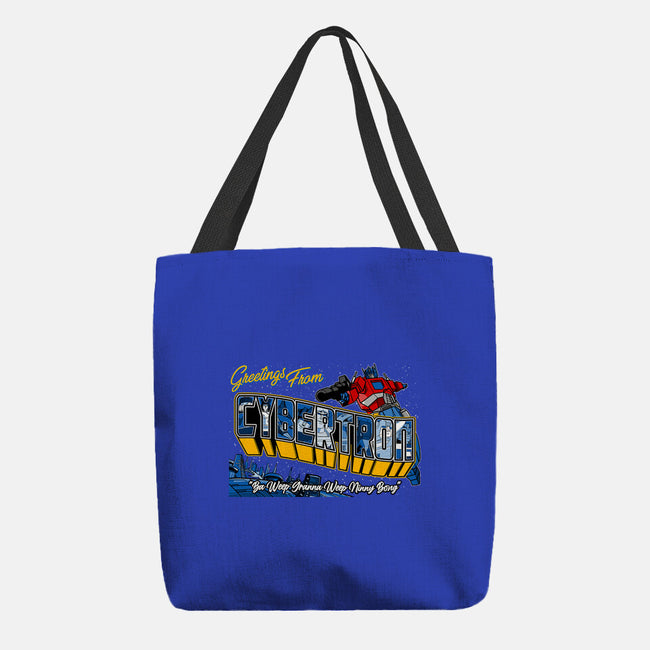 Greetings From Cyberplanet-none basic tote bag-goodidearyan