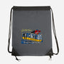Greetings From Cyberplanet-none drawstring bag-goodidearyan