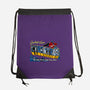 Greetings From Cyberplanet-none drawstring bag-goodidearyan