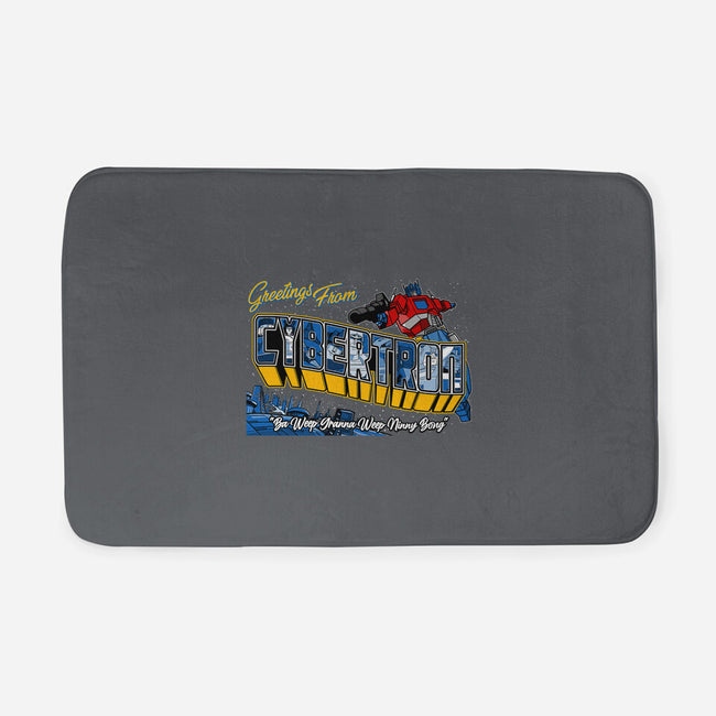 Greetings From Cyberplanet-none memory foam bath mat-goodidearyan