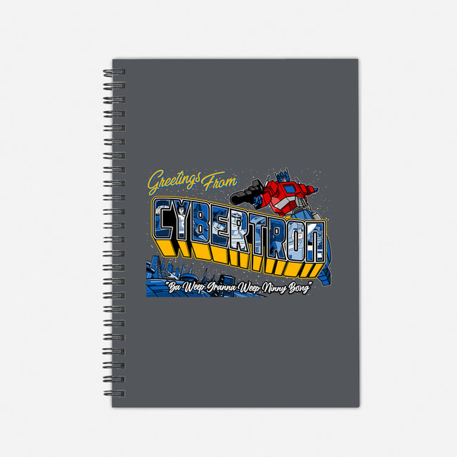 Greetings From Cyberplanet-none dot grid notebook-goodidearyan