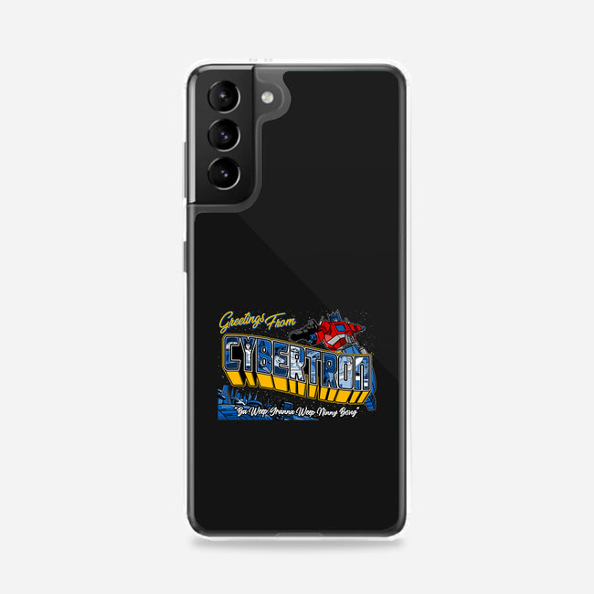 Greetings From Cyberplanet-samsung snap phone case-goodidearyan