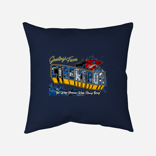 Greetings From Cyberplanet-none removable cover w insert throw pillow-goodidearyan