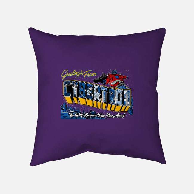 Greetings From Cyberplanet-none removable cover w insert throw pillow-goodidearyan