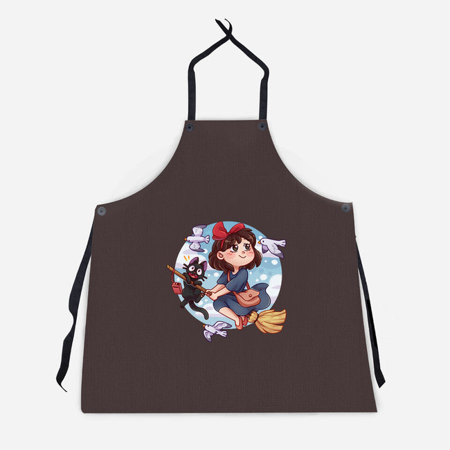 Kiki And Jiji-unisex kitchen apron-Zaia Bloom