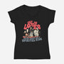 Spirited Ride-womens v-neck tee-momma_gorilla