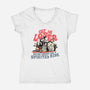 Spirited Ride-womens v-neck tee-momma_gorilla