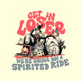 Spirited Ride-none glossy sticker-momma_gorilla