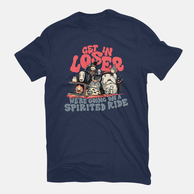 Spirited Ride-womens fitted tee-momma_gorilla
