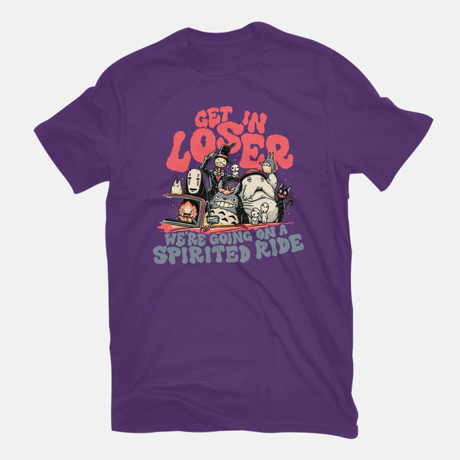 Spirited Ride-womens fitted tee-momma_gorilla