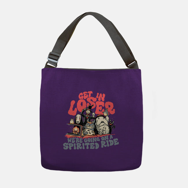 Spirited Ride-none adjustable tote bag-momma_gorilla