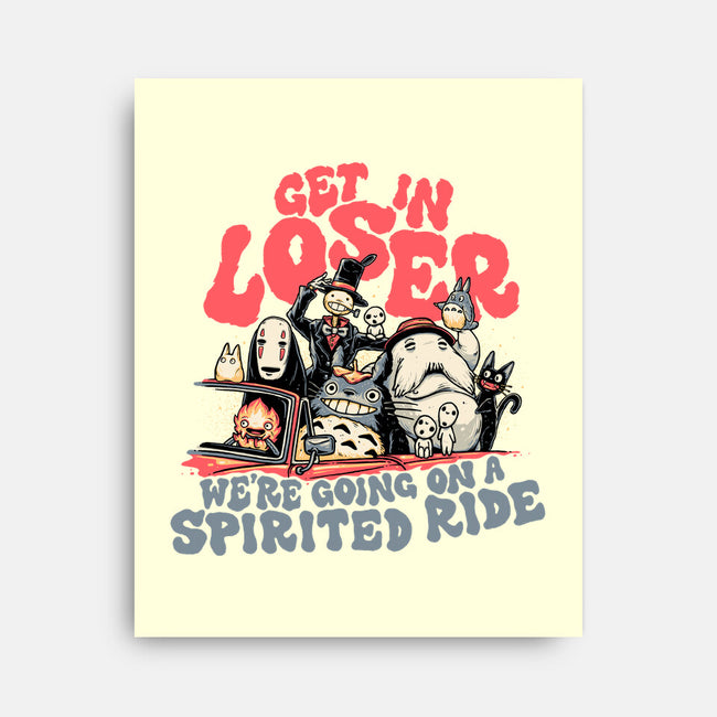 Spirited Ride-none stretched canvas-momma_gorilla