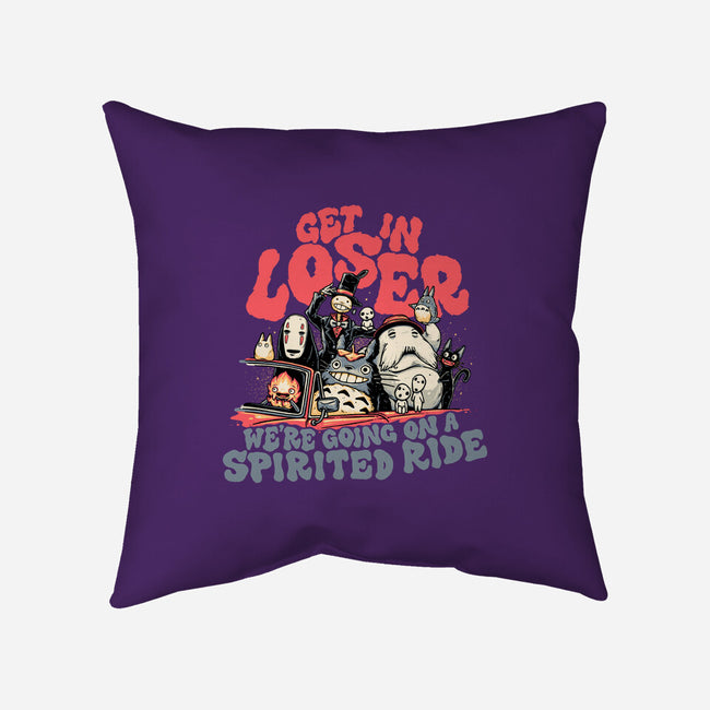 Spirited Ride-none removable cover w insert throw pillow-momma_gorilla