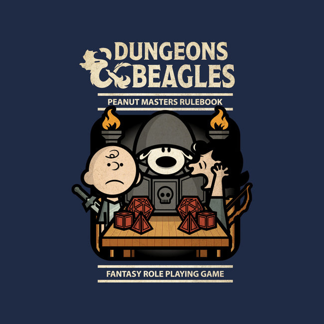 Dungeons and Beagles-none drawstring bag-jrberger