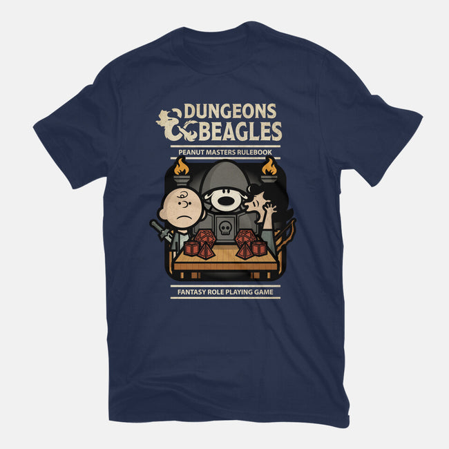 Dungeons and Beagles-womens fitted tee-jrberger