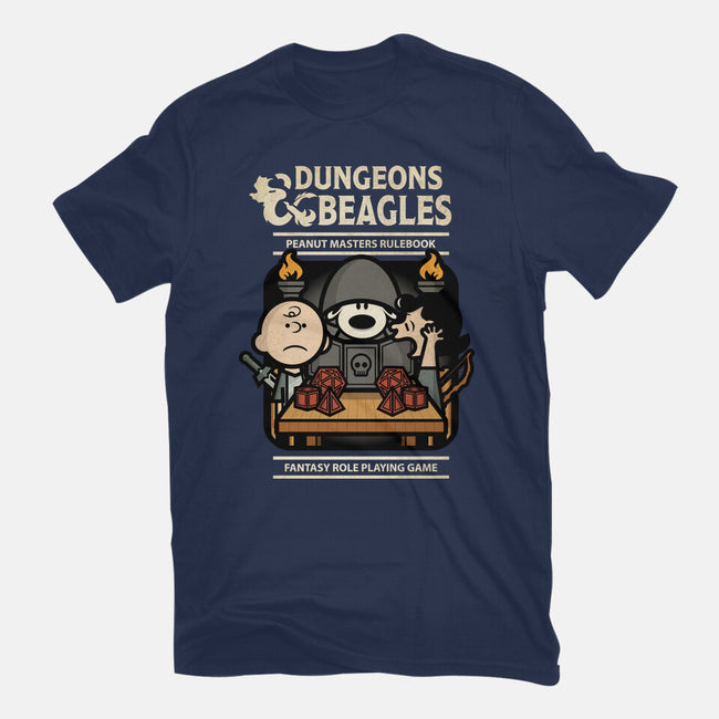 Dungeons and Beagles-womens basic tee-jrberger