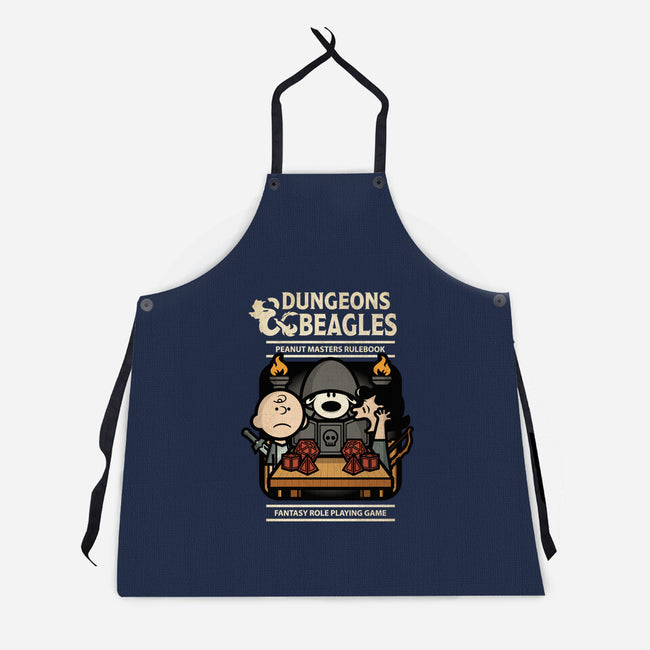 Dungeons and Beagles-unisex kitchen apron-jrberger