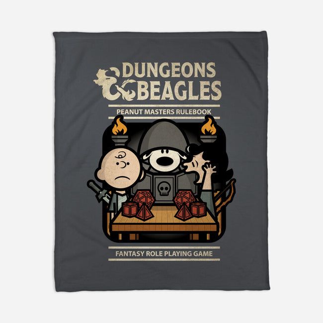 Dungeons and Beagles-none fleece blanket-jrberger