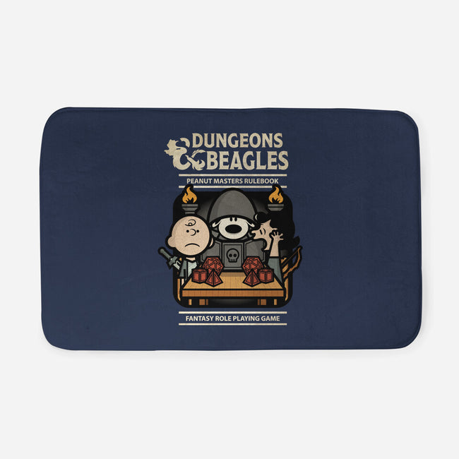 Dungeons and Beagles-none memory foam bath mat-jrberger