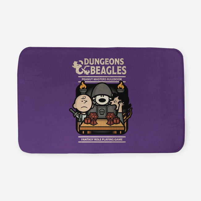 Dungeons and Beagles-none memory foam bath mat-jrberger